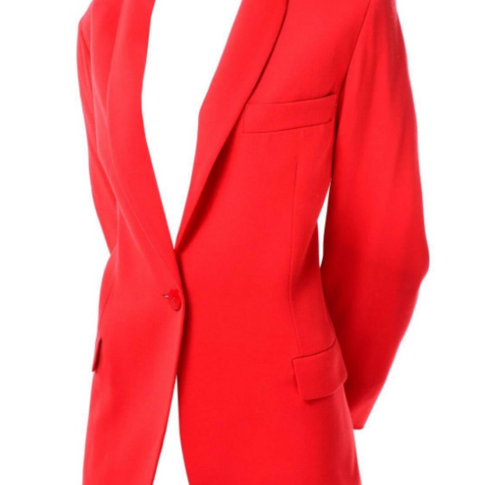 Vintage Koret Career 100% Wool Red Blazer